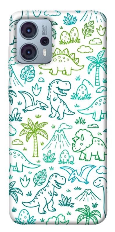 Чохол itsPrint Dino pattern для Motorola Moto G23, песики, купити оптом з доставкою