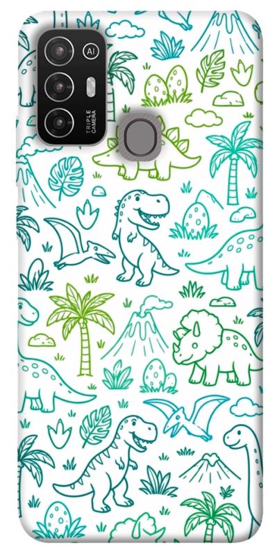 Чохол itsPrint Dino pattern для ZTE Blade A52, песики, купити оптом з доставкою