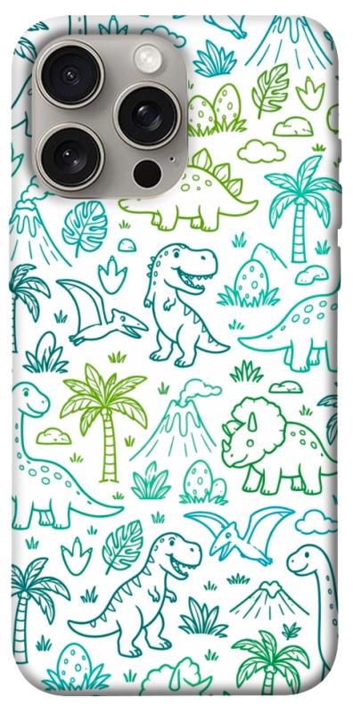 Чохол itsPrint Dino pattern для Apple iPhone 15 Pro Max (6.7"), песики, купити оптом з доставкою