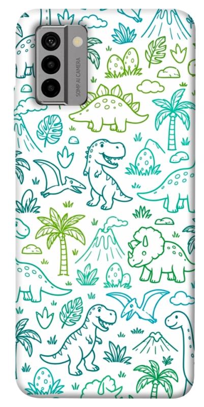 Чохол itsPrint Dino pattern для Nokia G22, песики, купити оптом з доставкою
