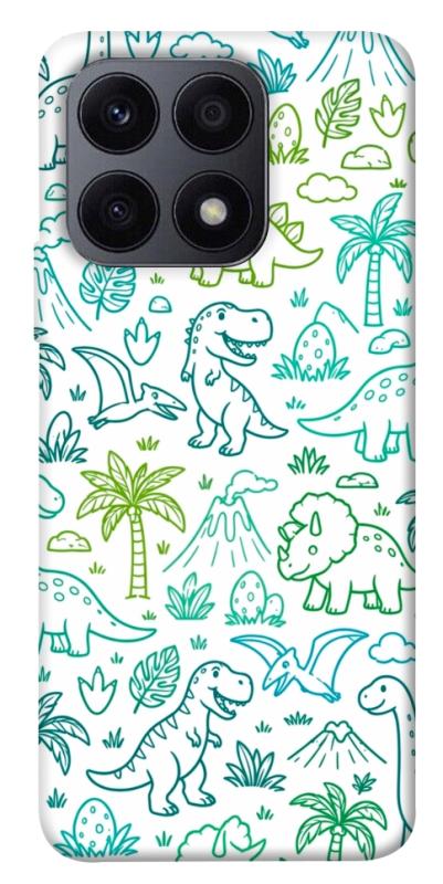 Чехол itsPrint Dino pattern для Huawei Honor X8a, паттерн, купить оптом с доставкой
