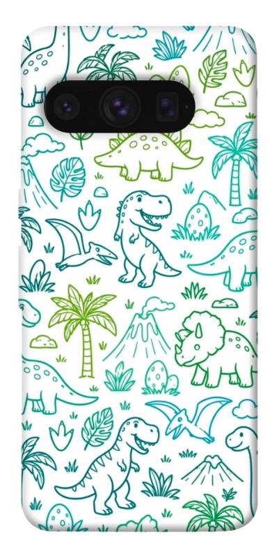Чехол itsPrint Dino pattern для Google Pixel 8 Pro, паттерн, купить оптом с доставкой