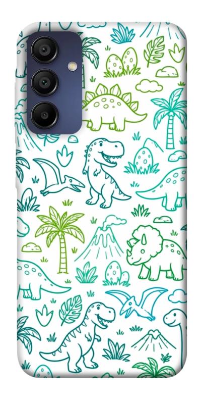 Чехол itsPrint Dino pattern для Samsung Galaxy A15 4G/5G, паттерн, купить оптом с доставкой