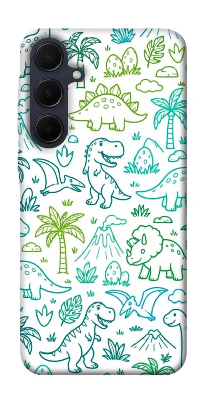 Чехол itsPrint Dino pattern для Samsung Galaxy A55, паттерн, купить оптом с доставкой