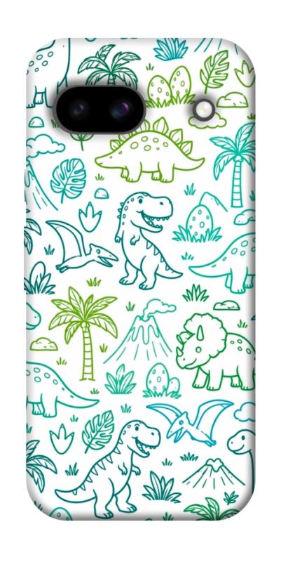 Чехол itsPrint Dino pattern для Google Pixel 8a, паттерн, купить оптом с доставкой