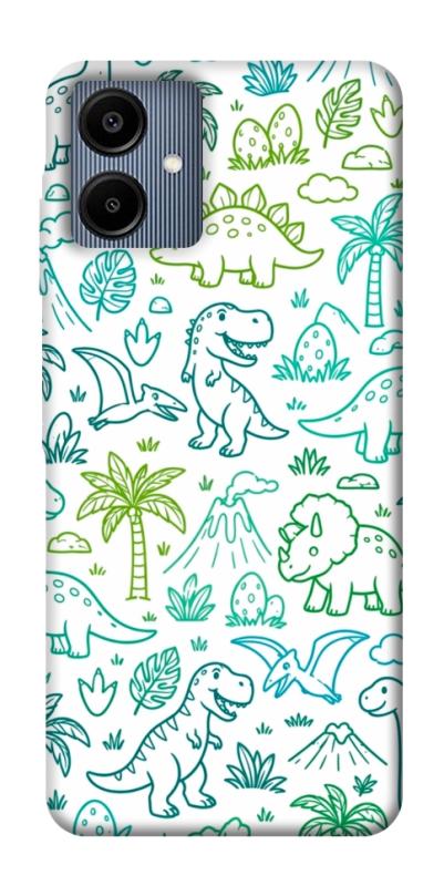 Чехол itsPrint Dino pattern для Samsung Galaxy A06, паттерн, купить оптом с доставкой