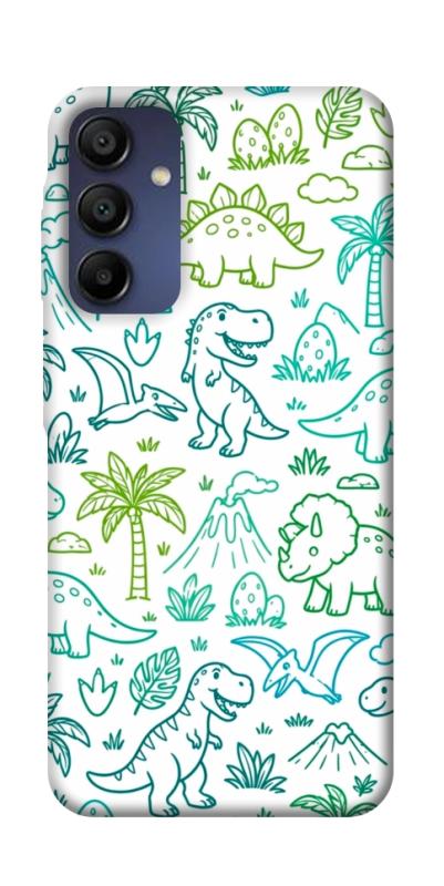Чехол itsPrint Dino pattern для Samsung Galaxy A16 4G/5G, паттерн, купить оптом с доставкой