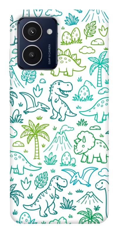 Чехол itsPrint Dino pattern для HMD Pulse Pro, паттерн, купить оптом с доставкой