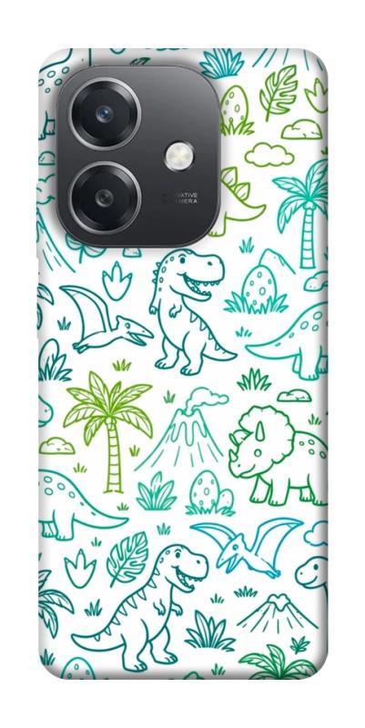 Чехол itsPrint Dino pattern для Oppo A3 4G, паттерн, купить оптом с доставкой