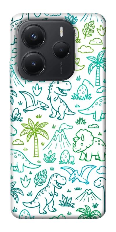 Чехол itsPrint Dino pattern для Xiaomi Redmi Note 14 5G, паттерн, купить оптом с доставкой