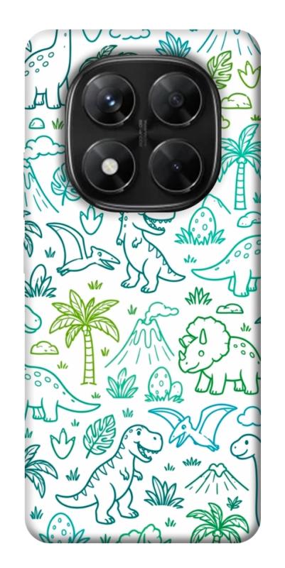 Чехол itsPrint Dino pattern для Xiaomi Redmi Note 14 Pro 5G, паттерн, купить оптом с доставкой