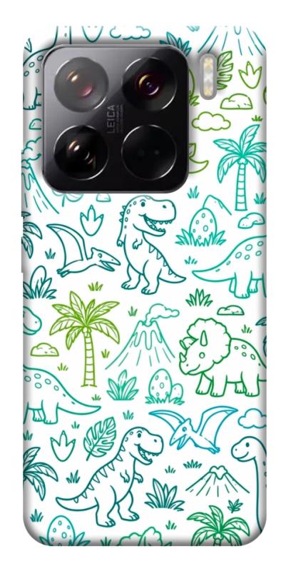 Чехол itsPrint Dino pattern для Xiaomi 15 Pro, паттерн, купить оптом с доставкой