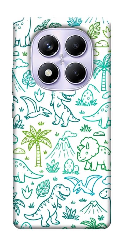 Чехол itsPrint Dino pattern для Xiaomi Redmi Note 14 Pro 4G, паттерн, купить оптом с доставкой