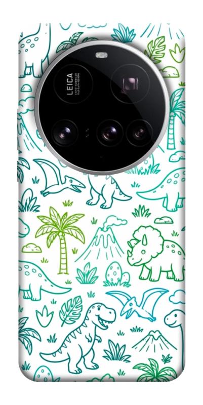 Чехол itsPrint Dino pattern для Xiaomi 15 Ultra, паттерн, купить оптом с доставкой