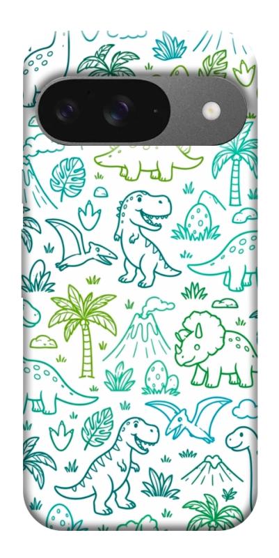 Чехол itsPrint Dino pattern для Google Pixel 10, паттерн, купить оптом с доставкой