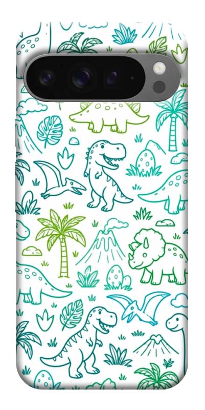 Чехол itsPrint Dino pattern для Google Pixel 10 Pro XL, паттерн, купить оптом с доставкой