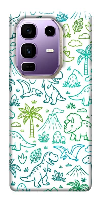 Чехол itsPrint Dino pattern для Infinix Note 50 Pro+, паттерн, купить оптом с доставкой
