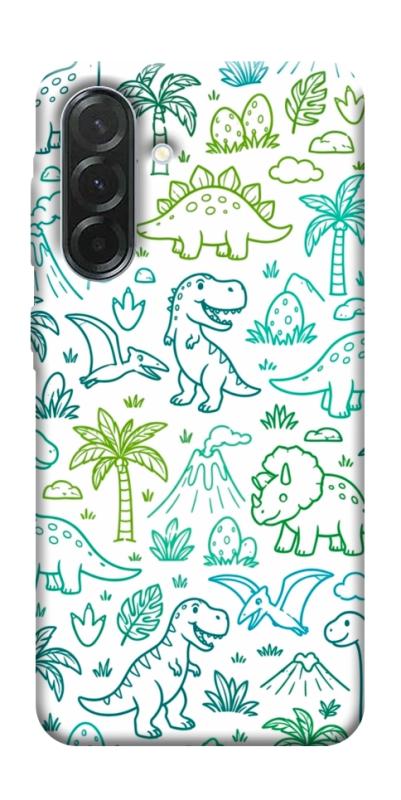 Чехол itsPrint Dino pattern для Samsung Galaxy A37 5G, паттерн, купить оптом с доставкой