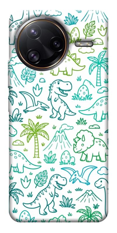 Чехол itsPrint Dino pattern для Xiaomi Poco F7, паттерн, купить оптом с доставкой
