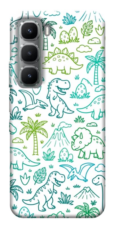 Чехол itsPrint Dino pattern для Infinix Hot 60i, паттерн, купить оптом с доставкой