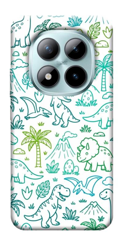 Чехол itsPrint Dino pattern для Xiaomi Redmi Note 15 Pro 5G, паттерн, купить оптом с доставкой
