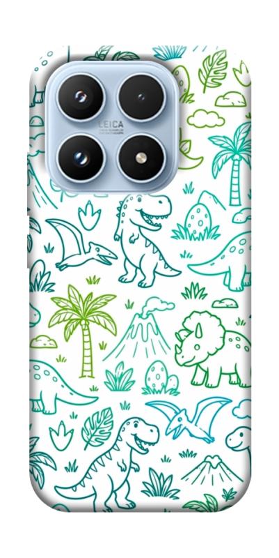 Чехол itsPrint Dino pattern для Xiaomi 17 Pro, паттерн, купить оптом с доставкой