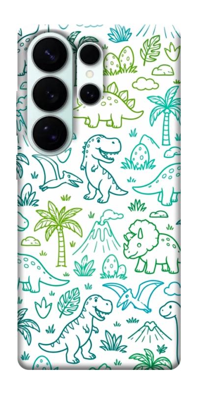 Чехол itsPrint Dino pattern для Samsung Galaxy S26 Ultra, паттерн, купить оптом с доставкой