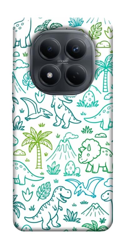 Чехол itsPrint Dino pattern для Xiaomi Redmi Note 15 Pro 4G, паттерн, купить оптом с доставкой