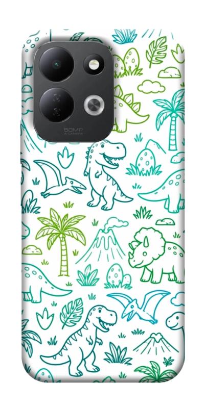 Чохол itsPrint Dino pattern для Xiaomi Redmi 17, паттерн, купити оптом з доставкою