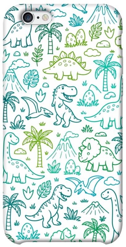 Чехол itsPrint Dino pattern для Apple iPhone 6/6s (4.7"), песики, купить оптом с доставкой