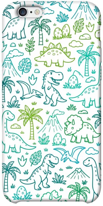Чехол itsPrint Dino pattern для Apple iPhone 6/6s plus (5.5"), песики, купить оптом с доставкой