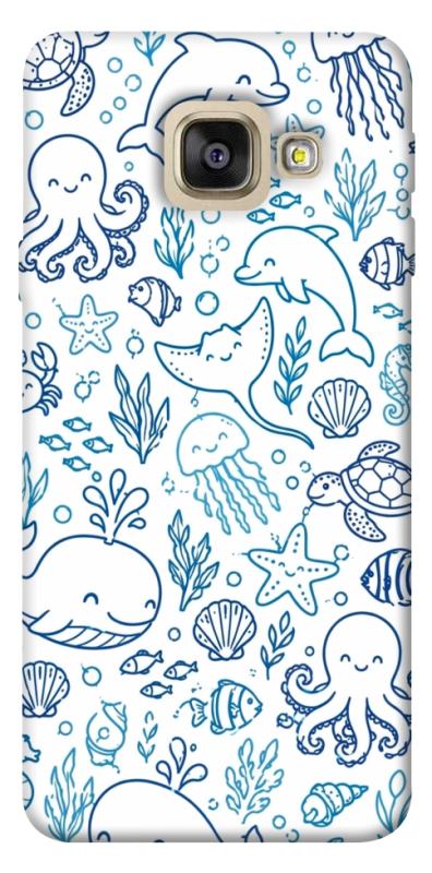 Чохол itsPrint Sea pattern для Samsung A520 Galaxy A5 (2017), песики, купити оптом з доставкою