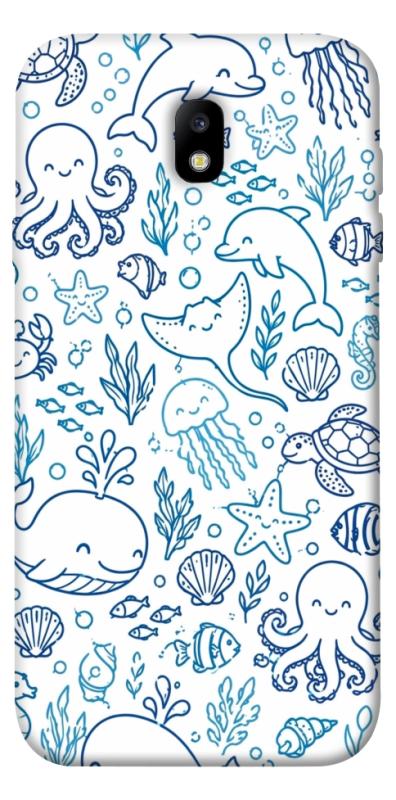 Чехол itsPrint Sea pattern для Samsung J730 Galaxy J7 (2017), песики, купить оптом с доставкой