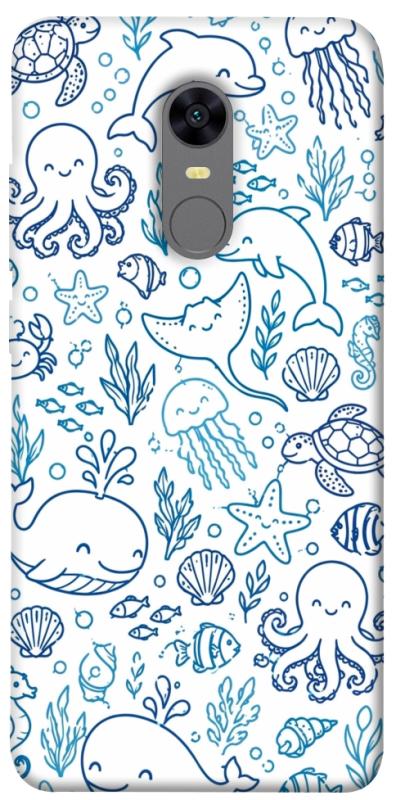 Чохол itsPrint Sea pattern для Xiaomi Redmi 5 Plus / Redmi Note 5 (Single Camera), песики, купити оптом з доставкою
