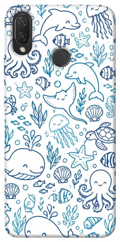 Чехол itsPrint Sea pattern для Huawei P Smart+ (nova 3i), песики, купить оптом с доставкой