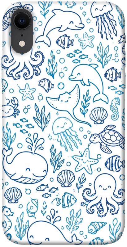 Чохол itsPrint Sea pattern для Apple iPhone XR (6.1"), песики, купити оптом з доставкою