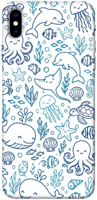 Чохол itsPrint Sea pattern для Apple iPhone XS Max (6.5"), песики, купити оптом з доставкою