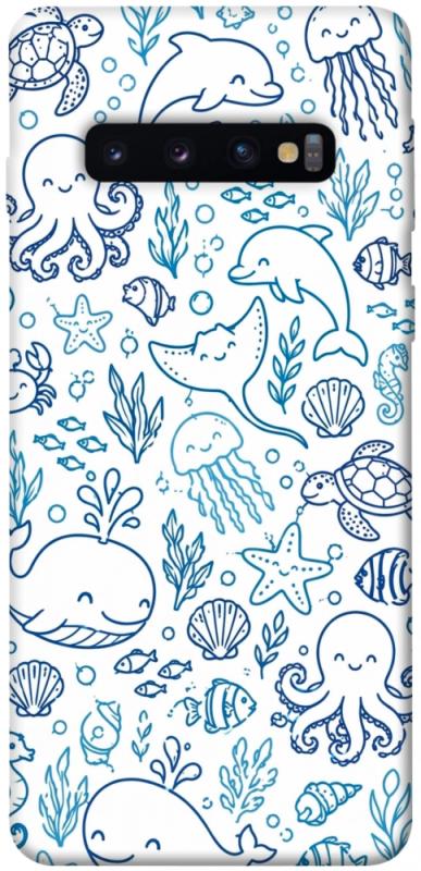 Чохол itsPrint Sea pattern для Samsung Galaxy S10, песики, купити оптом з доставкою