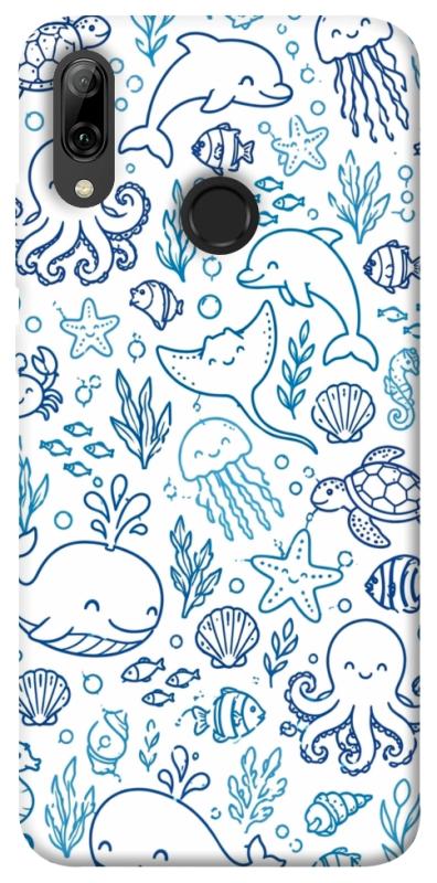 Чехол itsPrint Sea pattern для Huawei P Smart (2019), песики, купить оптом с доставкой