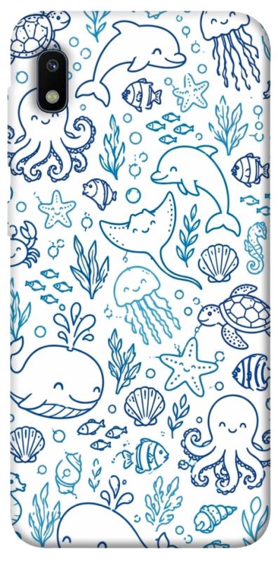 Чехол itsPrint Sea pattern для Samsung Galaxy A10 (A105F), песики, купить оптом с доставкой