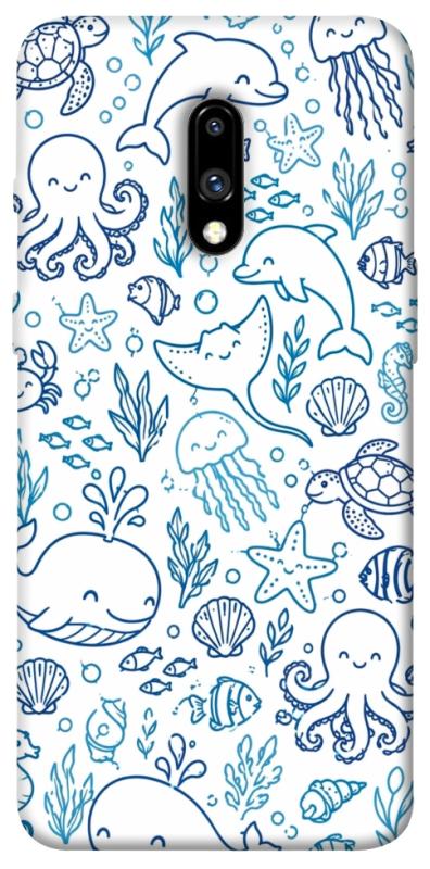 Чехол itsPrint Sea pattern для OnePlus 7, песики, купить оптом с доставкой