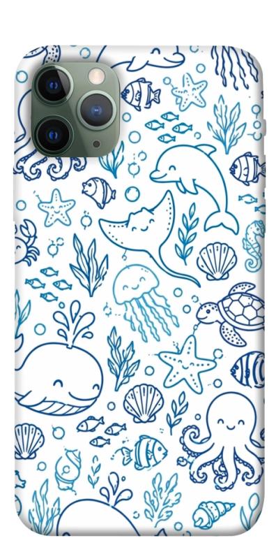 Чохол itsPrint Sea pattern для Apple iPhone 11 Pro (5.8"), песики, купити оптом з доставкою