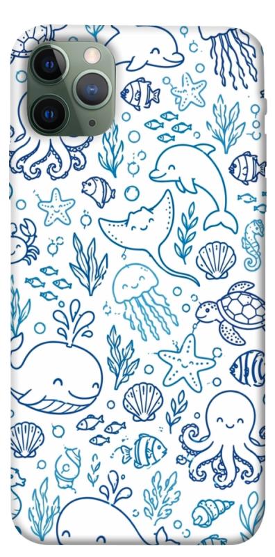 Чохол itsPrint Sea pattern для Apple iPhone 11 Pro Max (6.5"), песики, купити оптом з доставкою