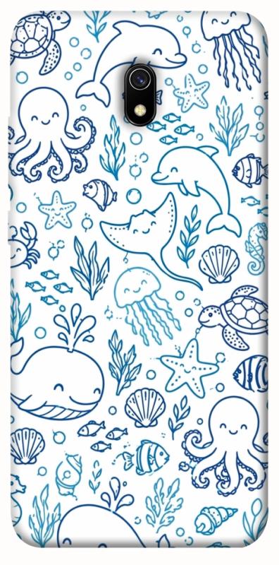 Чохол itsPrint Sea pattern для Xiaomi Redmi 8a, песики, купити оптом з доставкою
