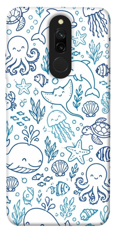 Чохол itsPrint Sea pattern для Xiaomi Redmi 8, песики, купити оптом з доставкою