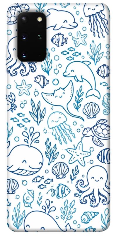 Чехол itsPrint Sea pattern для Samsung Galaxy S20+, песики, купить оптом с доставкой