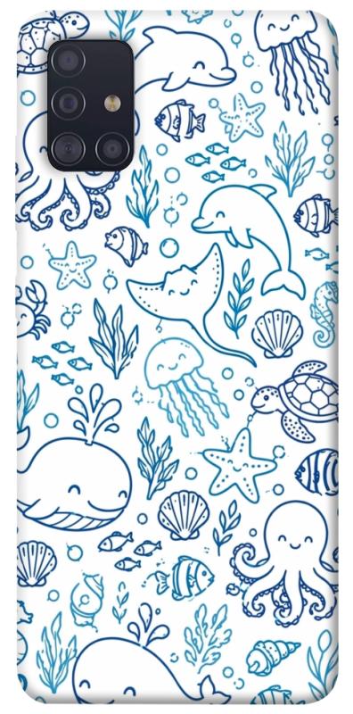 Чохол itsPrint Sea pattern для Samsung Galaxy A51, песики, купити оптом з доставкою