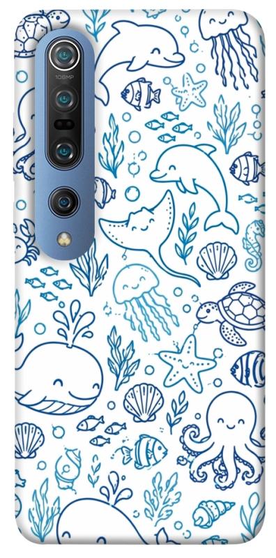 Чехол itsPrint Sea pattern для Xiaomi Mi 10 / Mi 10 Pro, песики, купить оптом с доставкой