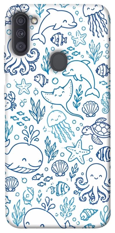 Чохол itsPrint Sea pattern для Samsung Galaxy A11, песики, купити оптом з доставкою