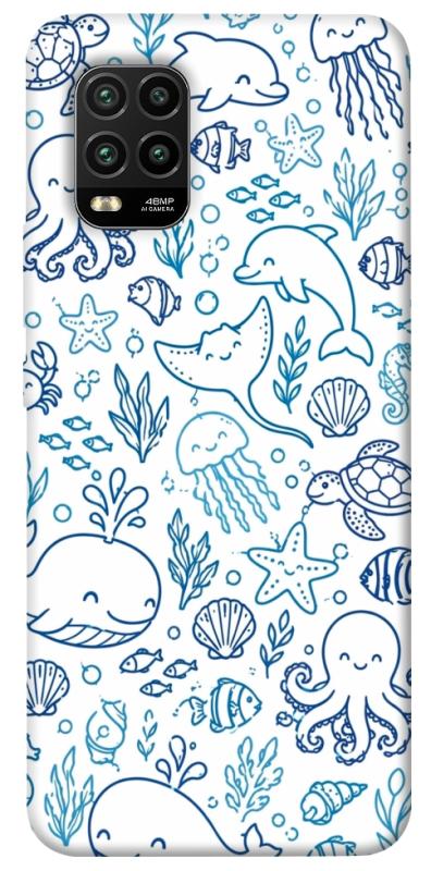 Чохол itsPrint Sea pattern для Xiaomi Mi 10 Lite, песики, купити оптом з доставкою